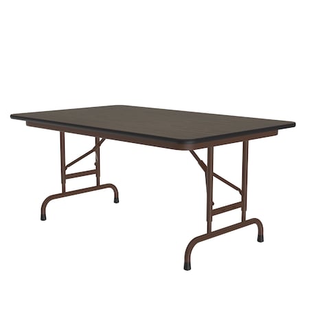 CFA Adjustable TFL Folding Tables 30x48 Walnut